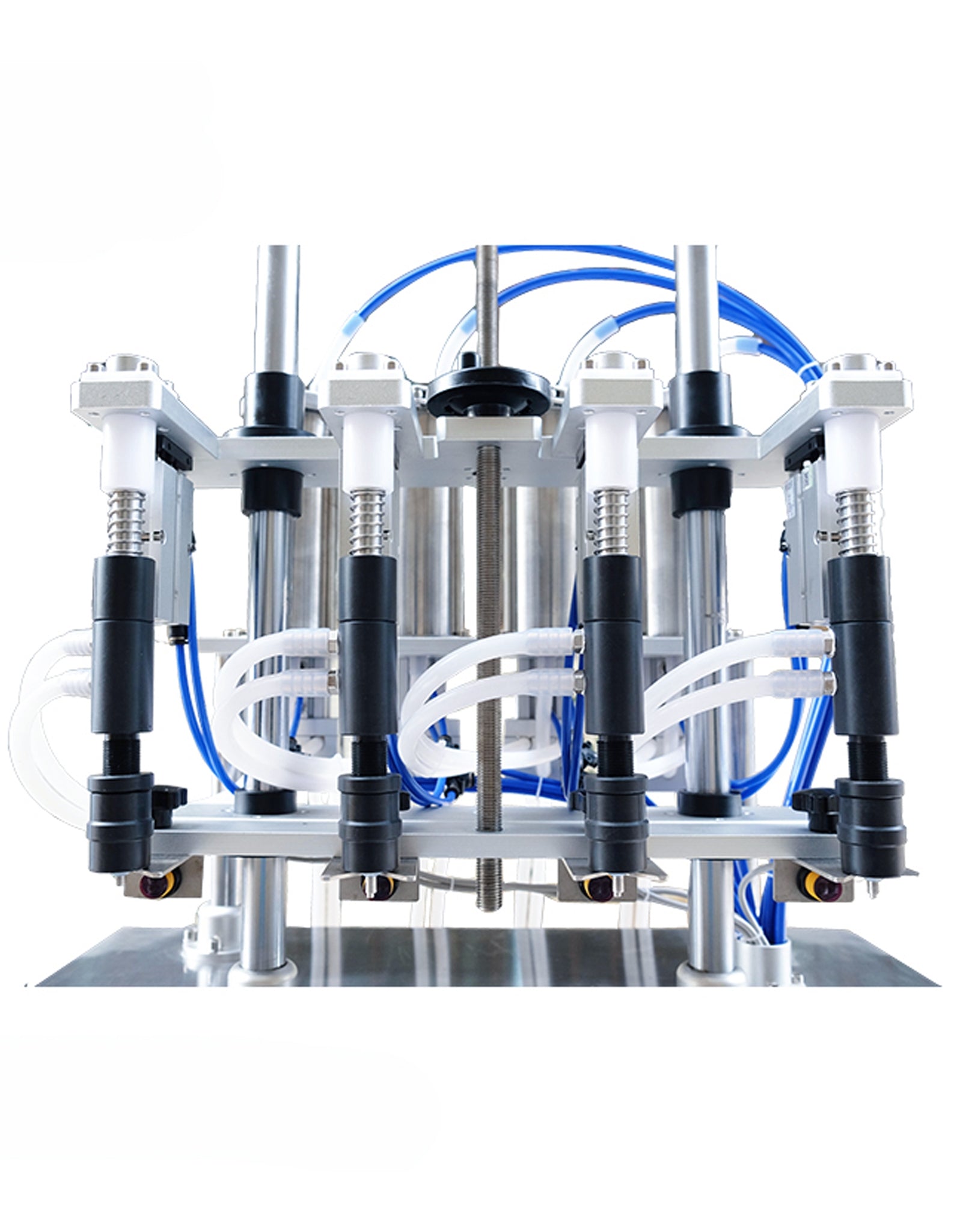 Desktop 4 Filling Nozzles Equal Liquid Level Vacuum Perfume Filling Machine